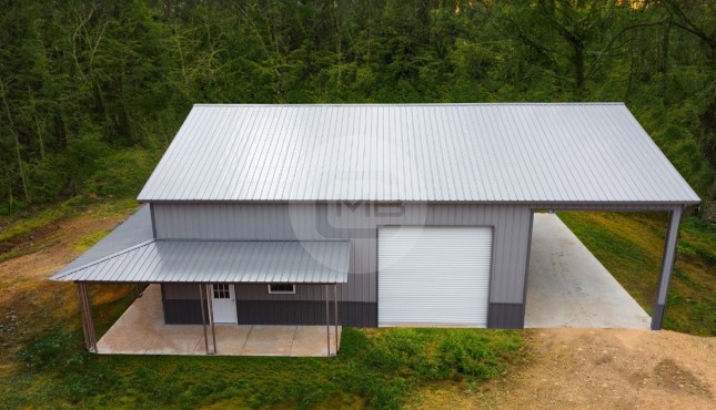 40x56 Barn Building with Wraparound Porch 40x56 Barn Building with Wraparound Porch